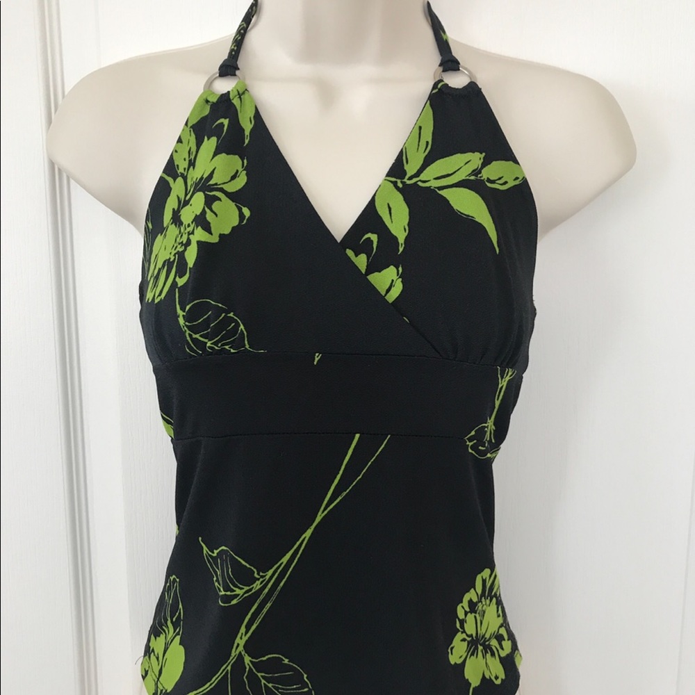 Floral print halter